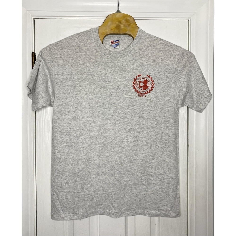 Vintage‎ 1994 Hanes Single Stitch Coca Cola Clan Atlanta '75 Grey Large